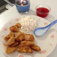 Snapdishの料理写真:Homemade sweet & sour chicken. #lowcal #guiltfree|Tiff Dizzyさん