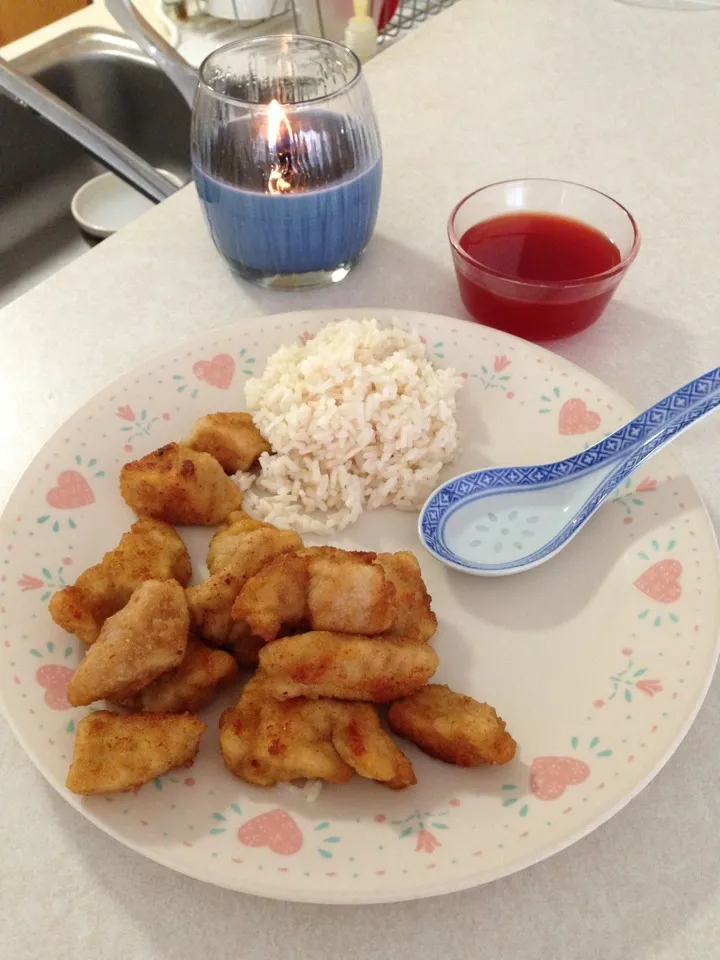 Homemade sweet & sour chicken. #lowcal #guiltfree|Tiff Dizzyさん