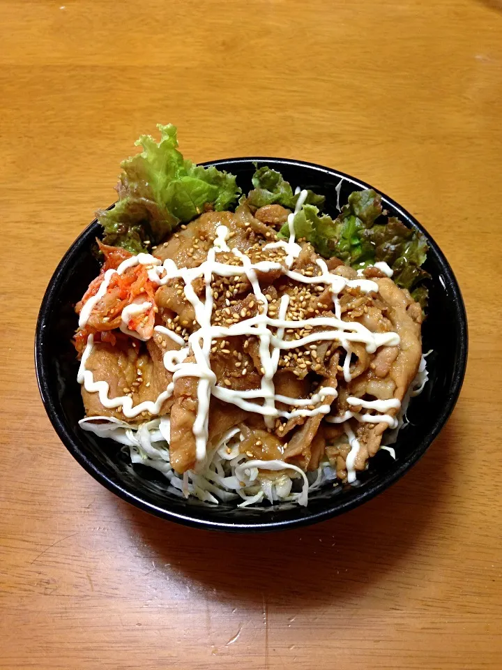 Snapdishの料理写真:アンヘルシー豚丼|TKOさん