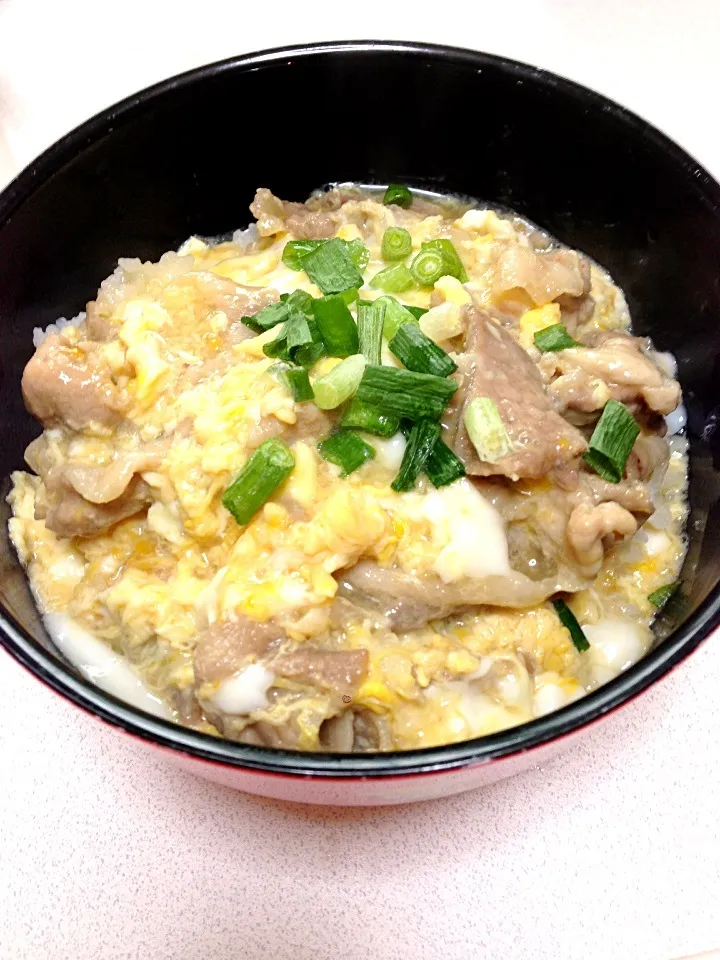 めんつゆで！親子丼|かなさん