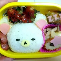 Snapdishの料理写真:簡単バージョンお昼寝コリラックマ|あやかさん