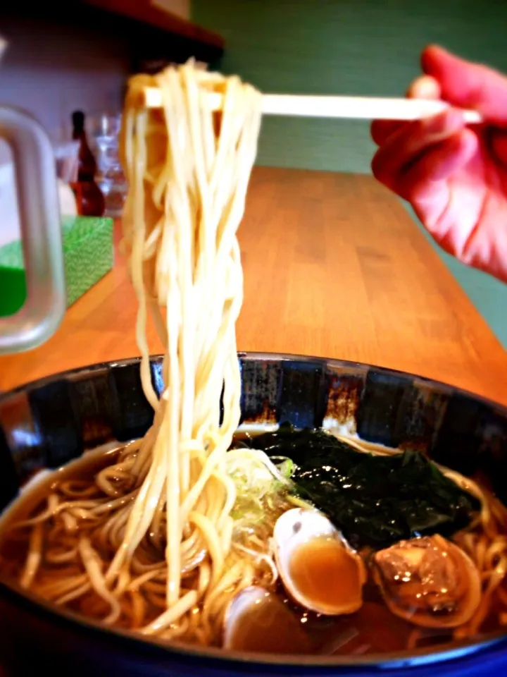 あさりと手火山式鰹節の出汁ラーメン|あきらさん