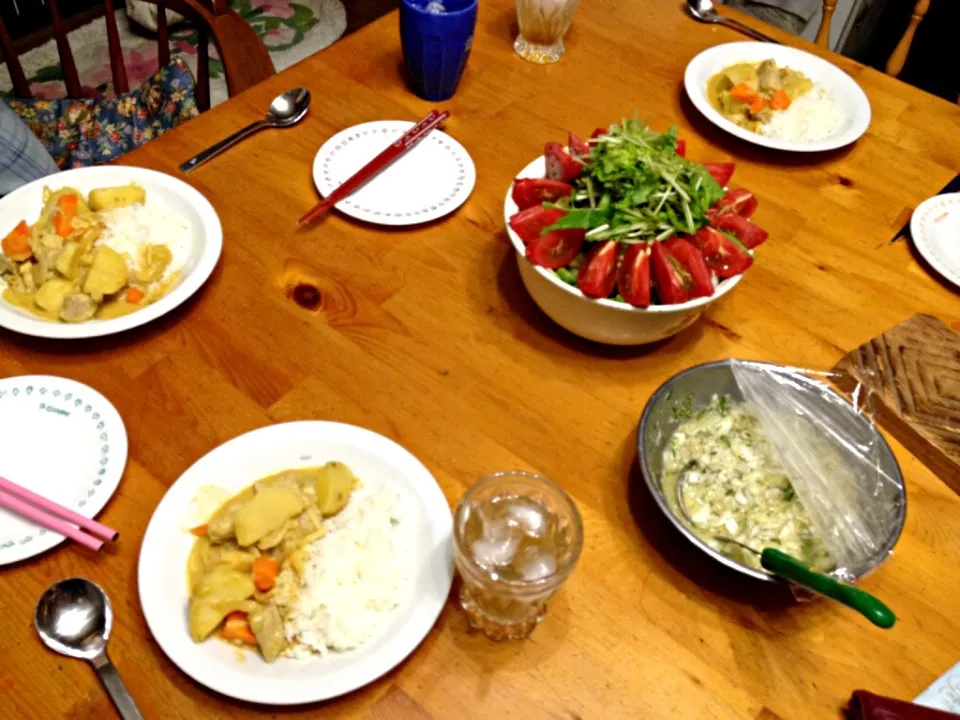 日曜日の夕ご飯🍛|みきぴょん♪さん