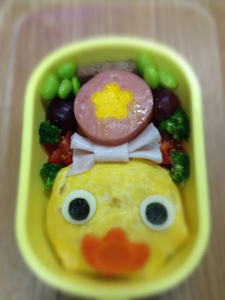 ピヨオムライス弁当🐤|ともさん