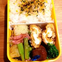 Snapdishの料理写真:旦那様のお弁当🐻🐻|ミイさん