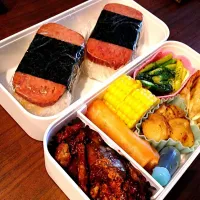 Snapdishの料理写真:スパム弁当|なーこさん