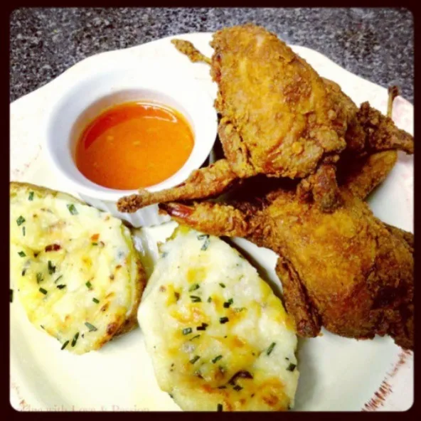 Fried quail an uncle Gary's Pepper Jelly|Gary Langerさん