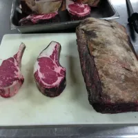 21 day in house dry aged cowboy chop ribeye.|joshua sayersさん