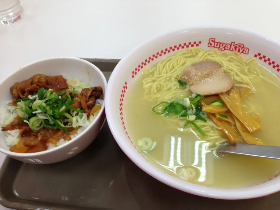 スガキヤの牛焼肉丼セット|まさとさん