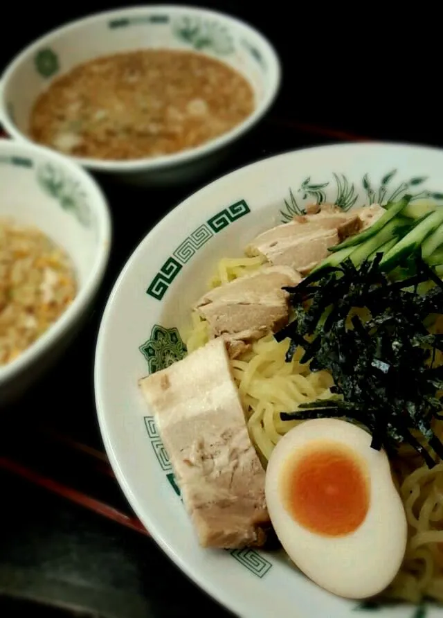 塩麹つけ麺＋半チャーハン　@日高屋|平原知宏さん