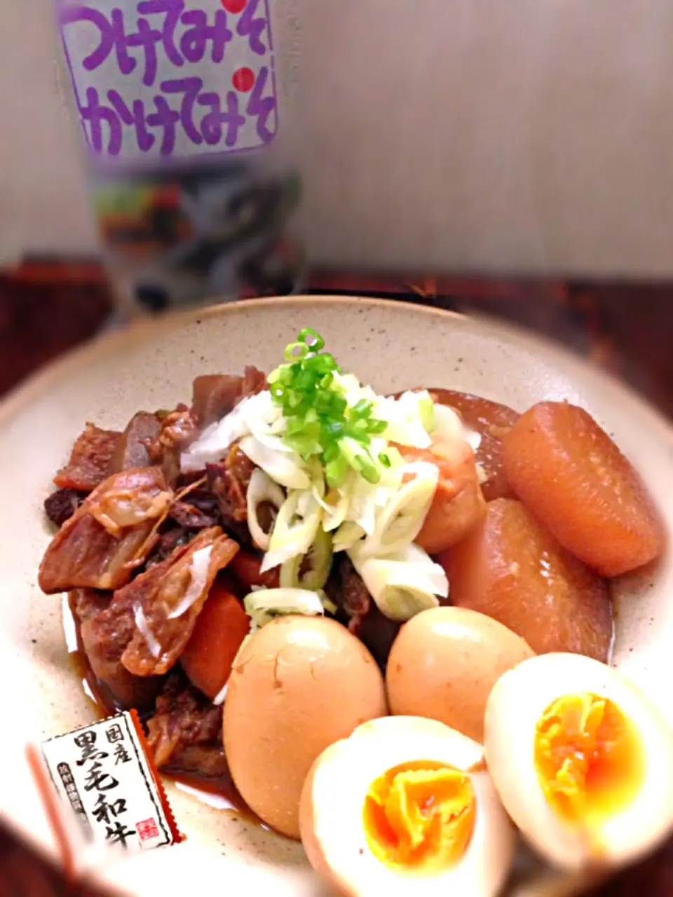 Snapdishの料理写真:t4maxxx's Nagoya style miso stew of Beef gristle&pork gut♨ﾄｯｼｰのどて煮w|🌈Ami🍻さん