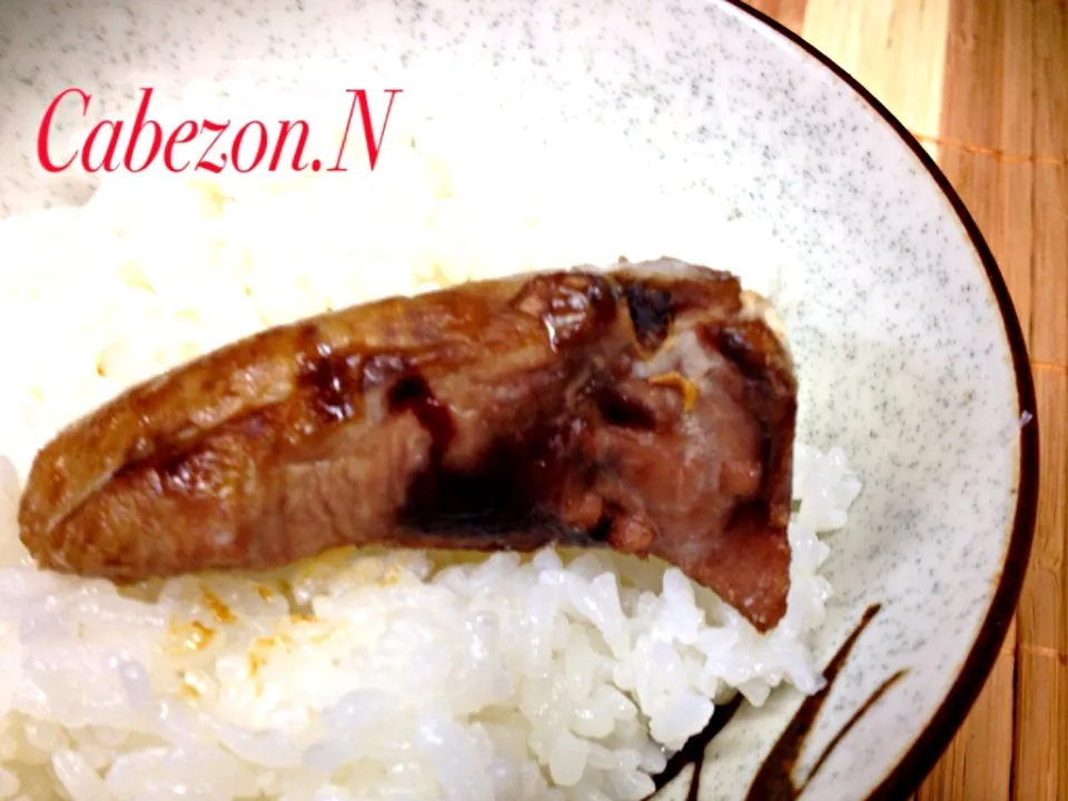 今日の賄い  鮪の脳天の炙り焼き|Cabezon.Nakamuraさん