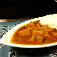 Snapdishの料理写真:大根キャベツピーマンカレーライス|鷹々さん