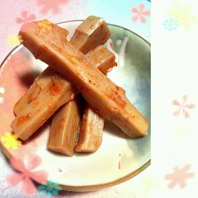 手作りメンマヾ(o´∀｀o)ﾉ|インド料理ガンディ2さん