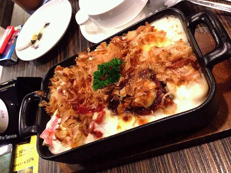 Snapdishの料理写真:Japanese style cheese bake seafood rice|joey limさん