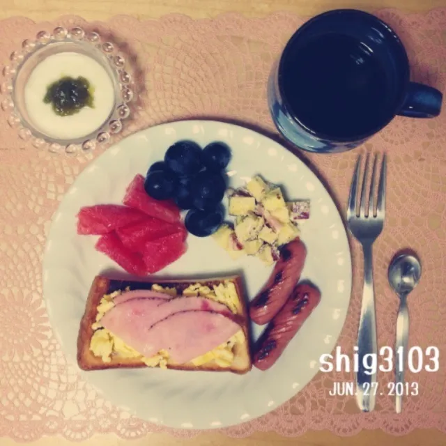 ♞Today's Breakfast♞|さと⋆さん