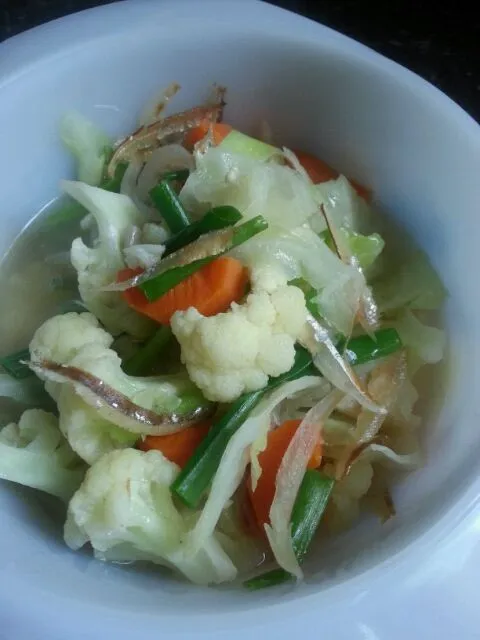 Mix Veggies in Anchovy Soup|Mrs BNazさん