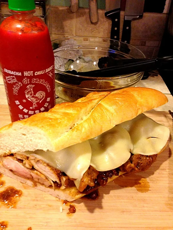 Vietnamese French dip with provolone.  Simple and delicious!|David McGuireさん