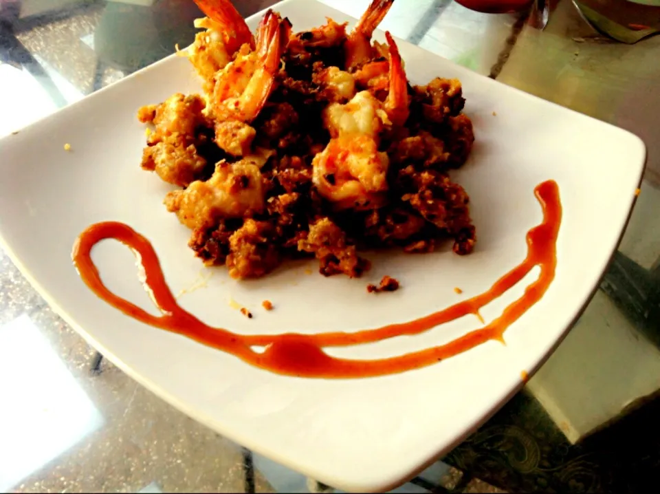 Shrimp an chicken cereal|Veronica Angelia Djさん