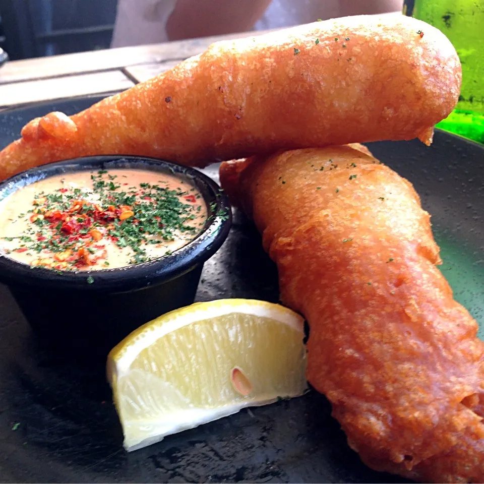 Fish n chips w spicy mayo|willzさん