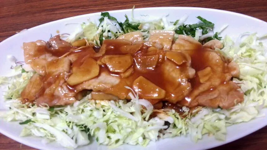 豚のしょうが焼き|たまさぶろうさん