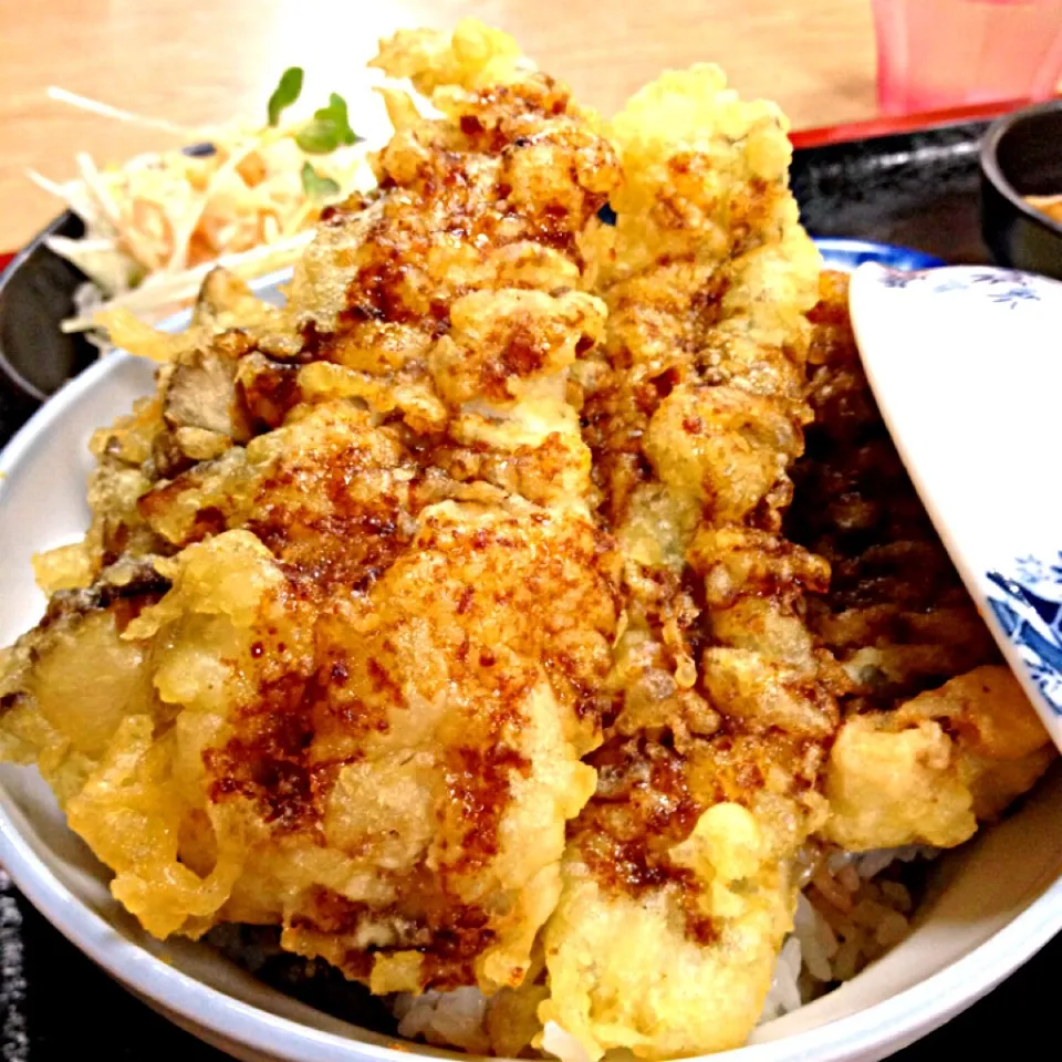 Snapdishの料理写真:あなご天丼|あぼちさん