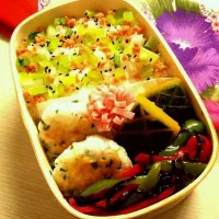 Snapdishの料理写真:鮭ご飯弁当♪