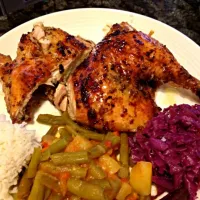 Roast Half chicken, w / 3 sides|Tasso Apostolopoulosさん