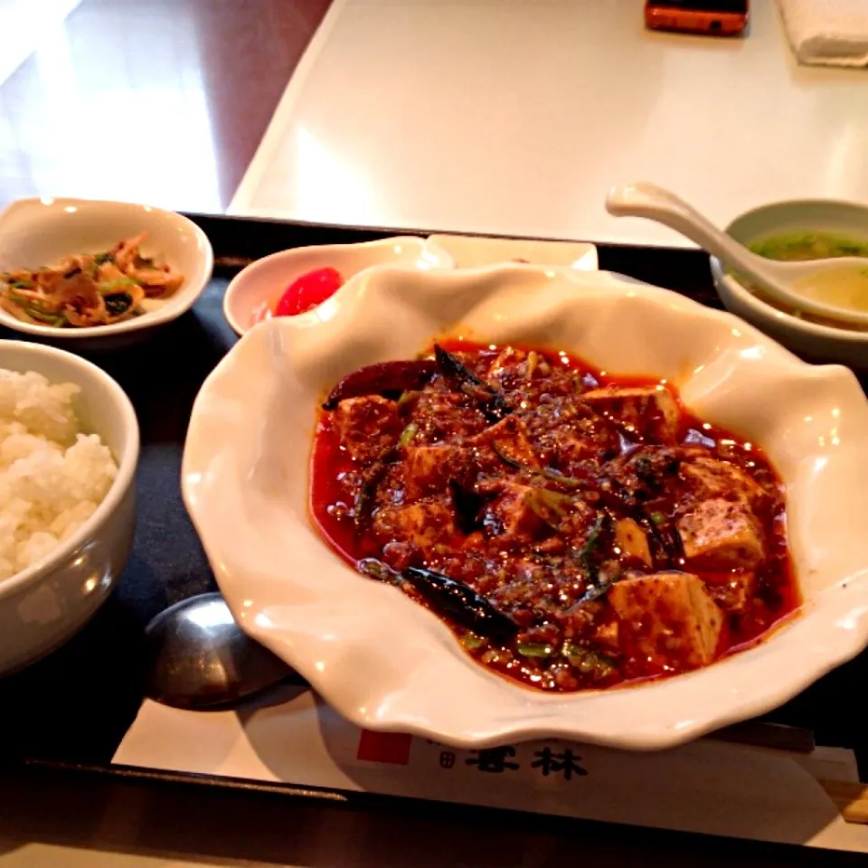 激辛麻婆豆腐定食@神田雲林|yoooochanさん