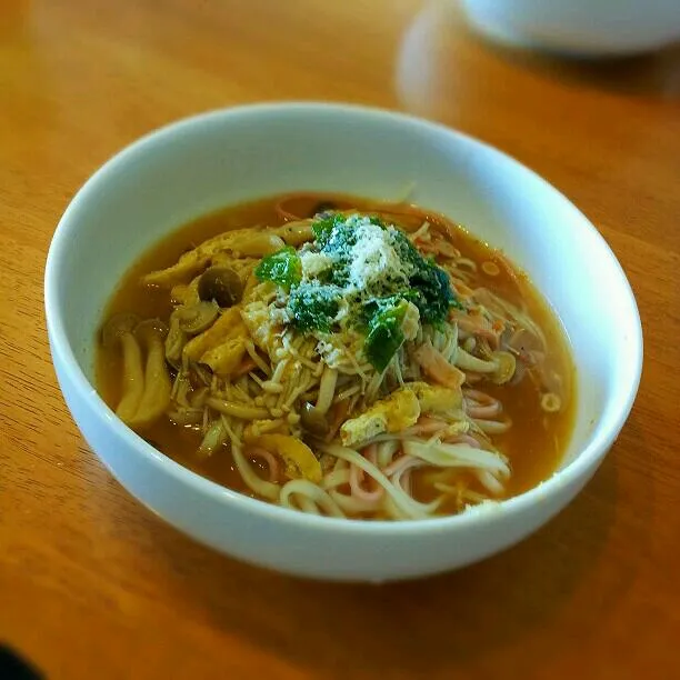 Snapdishの料理写真:キノコのあんかけうどーん|ゆうちゃんさん