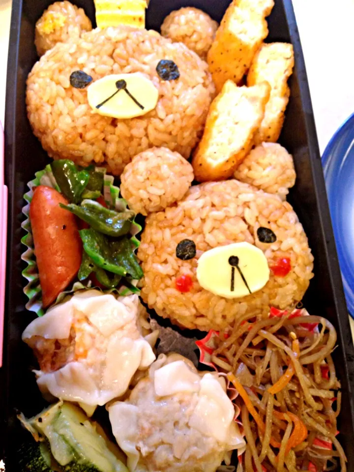 Snapdishの料理写真:キャラ弁！リラックマ風ww|かのんさん