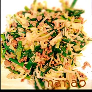 丼でもアリ なニラもやし炒め のっちゃん Snapdish スナップディッシュ Id Ds9z5a