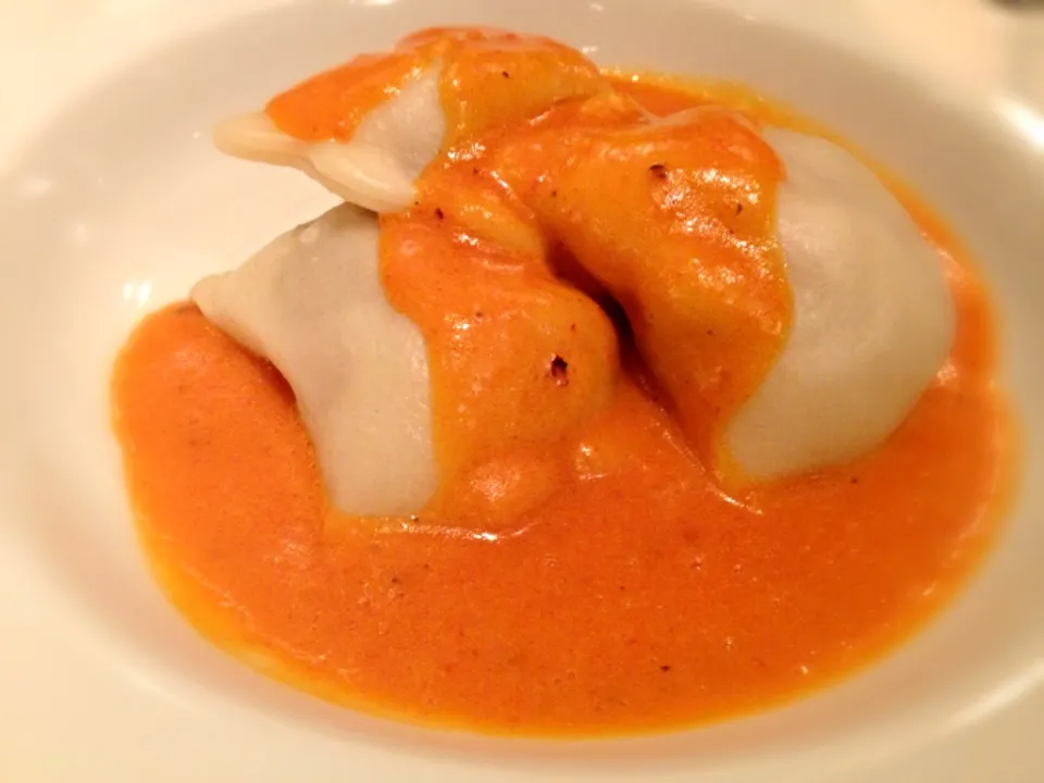 Meat dumplings with paprika sauce|Junya Tanakaさん