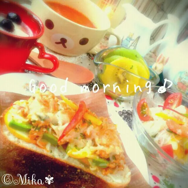 ゆっくり過ぎな・・・朝ご飯(￣◇￣;)♡|Mika❈さん