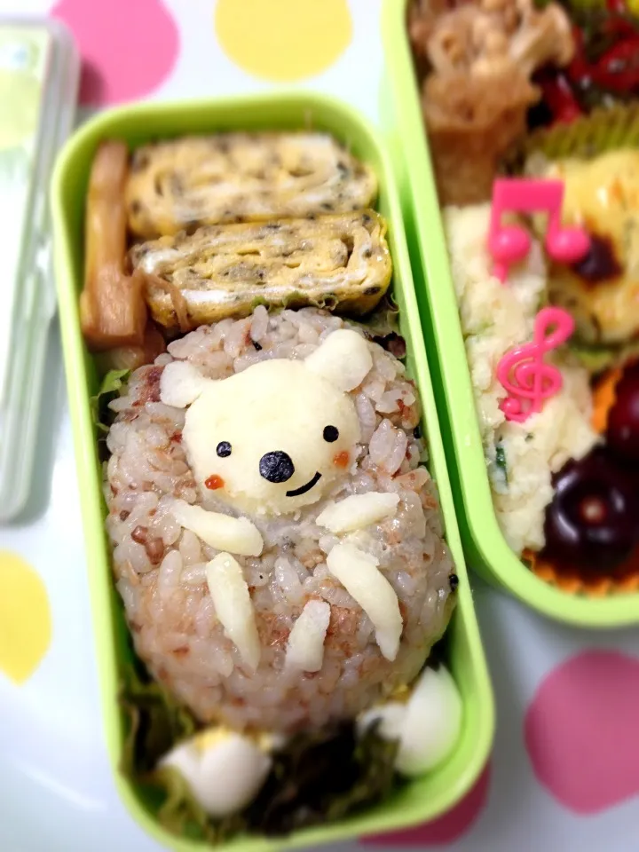 Snapdishの料理写真:ハリネズミ弁当|休日限定ままさん