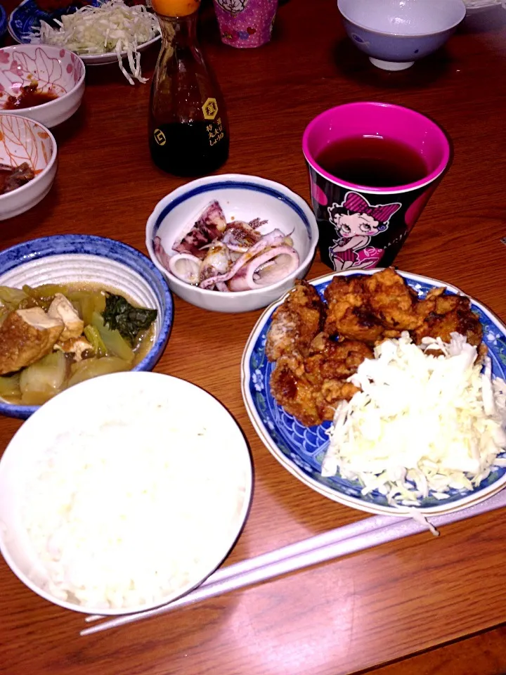 Snapdishの料理写真:居酒屋さんの唐揚みたいな|TAEKOさん