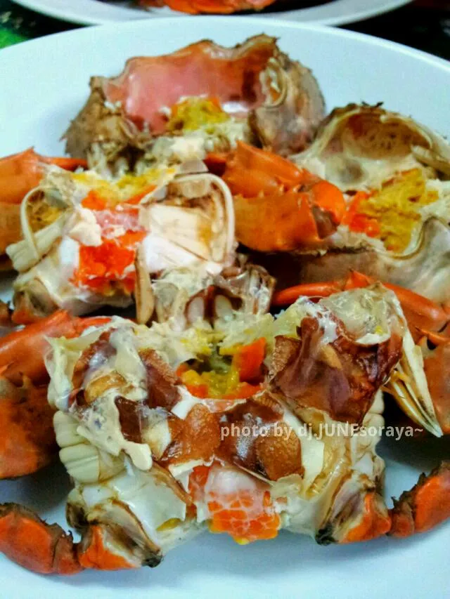 Steamed Crabs : ปูนึ่ง|JuneSorayaさん