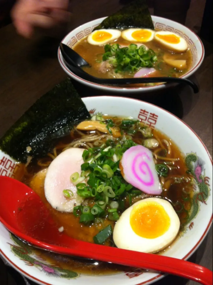 Snapdishの料理写真:中華そば 淡成 自家製麺（あっさり魚介鶏豚清湯スープ）|れりさん