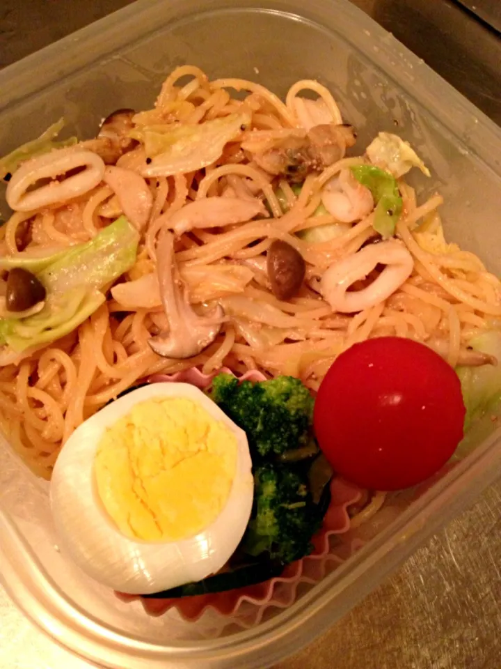 明太パスタ弁当☆|くうさん