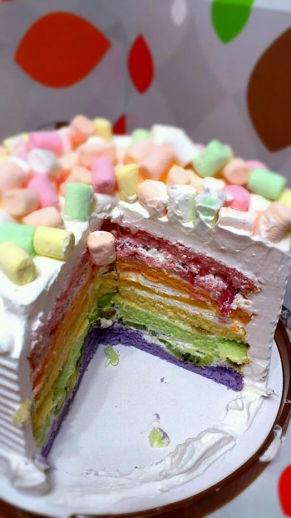 Rainbow cake|Jessicaさん