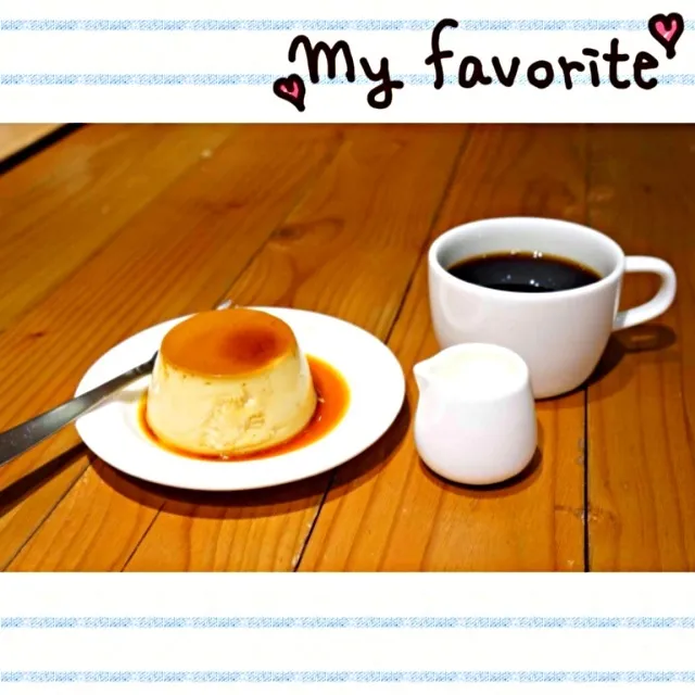 Muji cafe pudding and coffee|quietleaさん