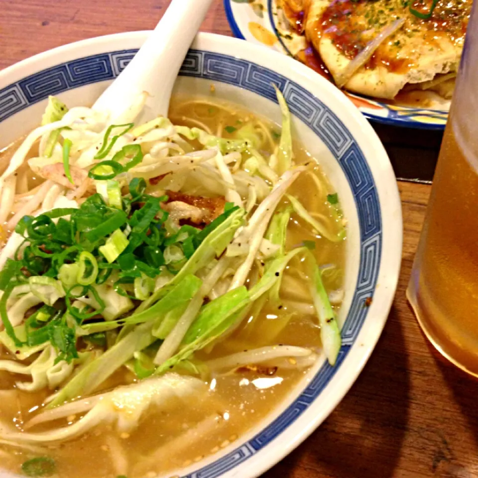 マルタイの棒ラーメンを使った豚骨醤油ラーメン|Yusuke Okadaさん