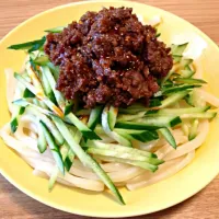 肉味噌でじゃじゃ麺風|えんさん