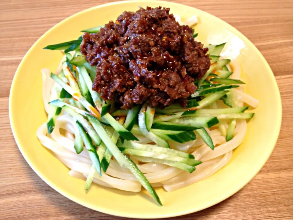 肉味噌でじゃじゃ麺風|えんさん