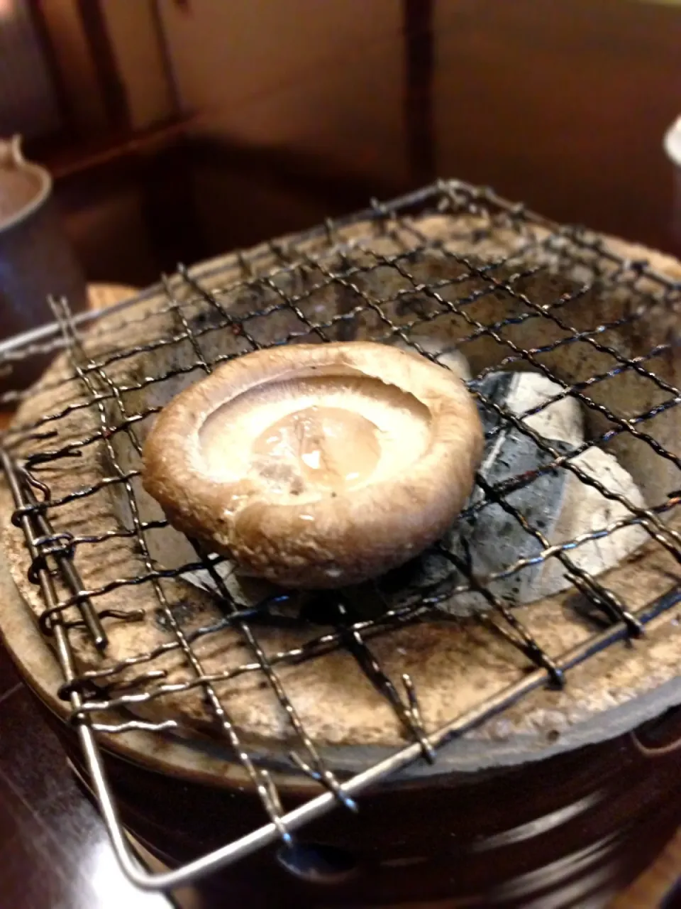 焼き椎茸の汗！|川野頼寿さん