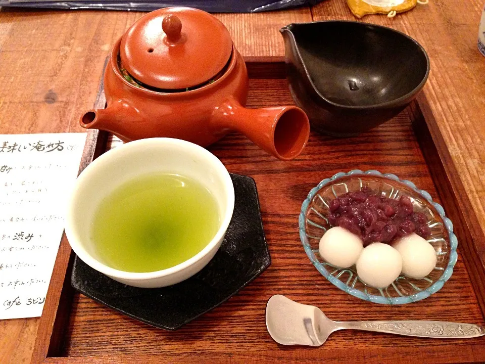 煎茶セット🍵(本山茶・白玉あずき)🍡|こいちさん