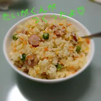 初！2歳息子作♡炒飯！|しほさん