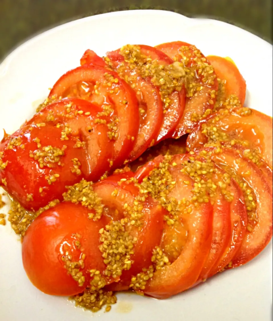 胡麻たっぷりの冷たいトマトサラダ  Tomato only！salad|ずきみくさん