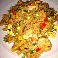 Snapdishの料理写真:Asian-flavored paella fried rice|Meg Davisさん