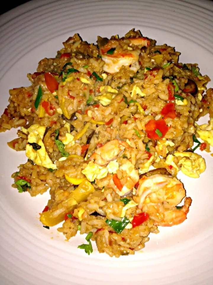 Asian-flavored paella fried rice|Meg Davisさん